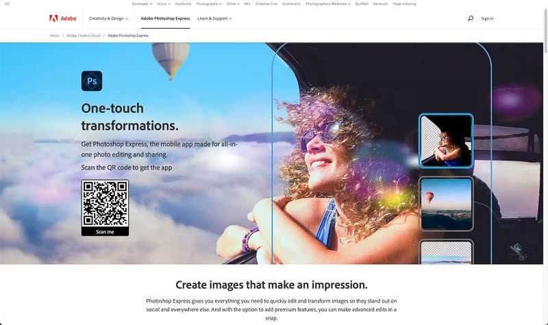 Adobe Photoshop Express Free Photo Image Editor