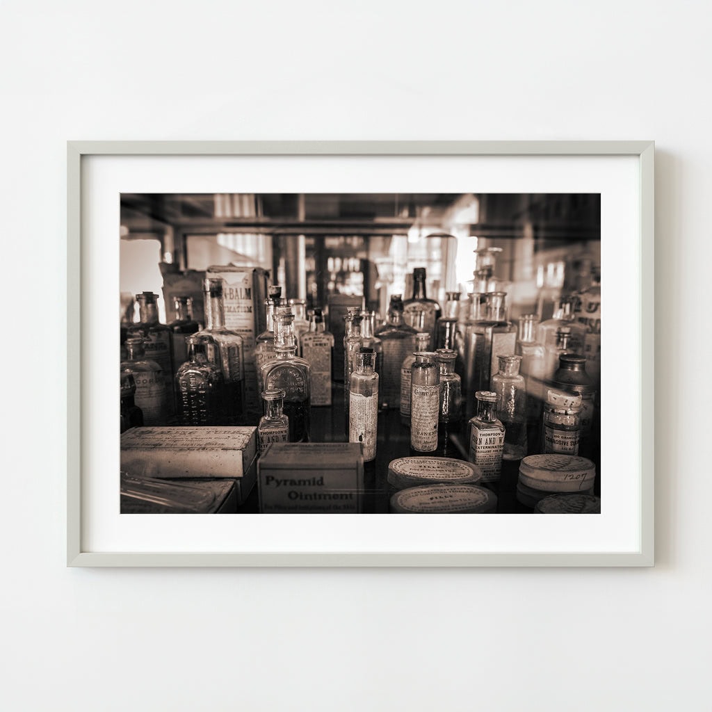 Antique Pharmacy Medical Supplies Time-Honored History | Photo Art Print fine art photographic print