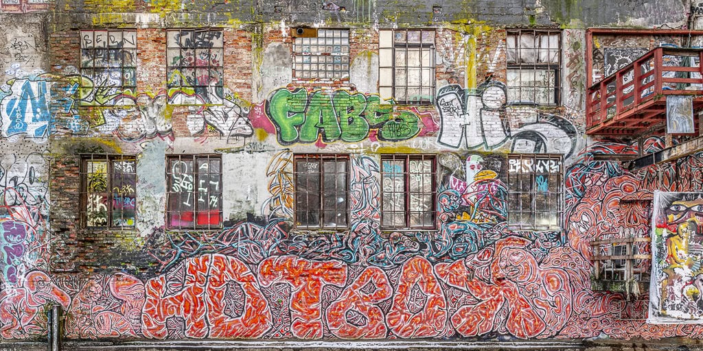 Artistic Old Wall Street Art