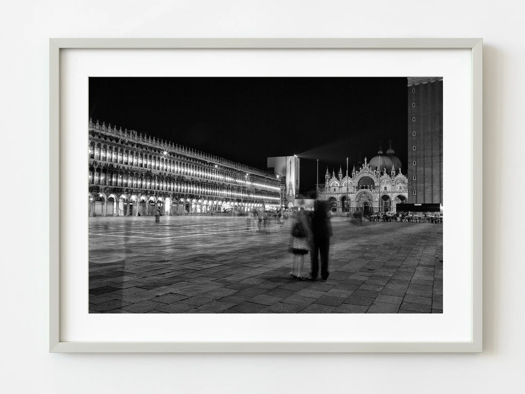 Couple standing at St Marks Square Venice