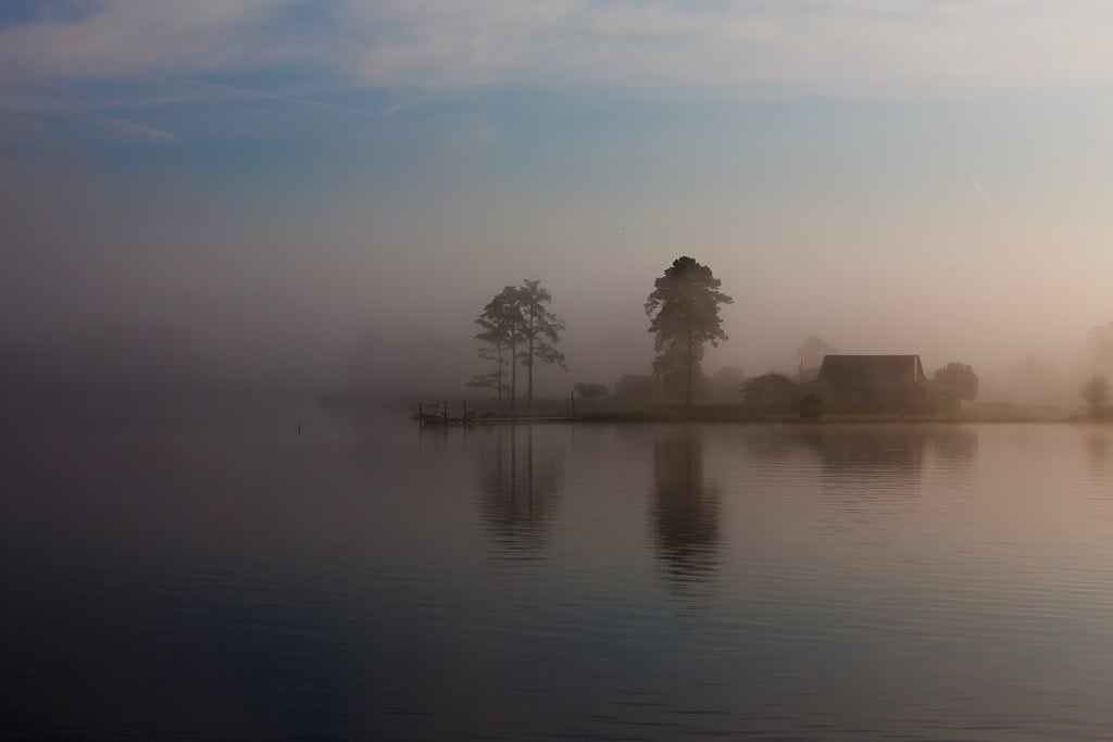 Fog over the ICW photograph