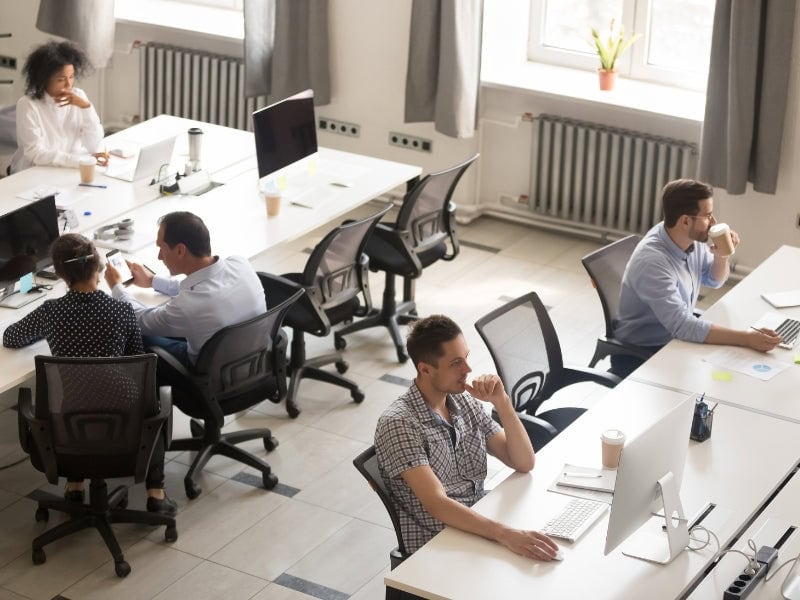 Lack of home offices