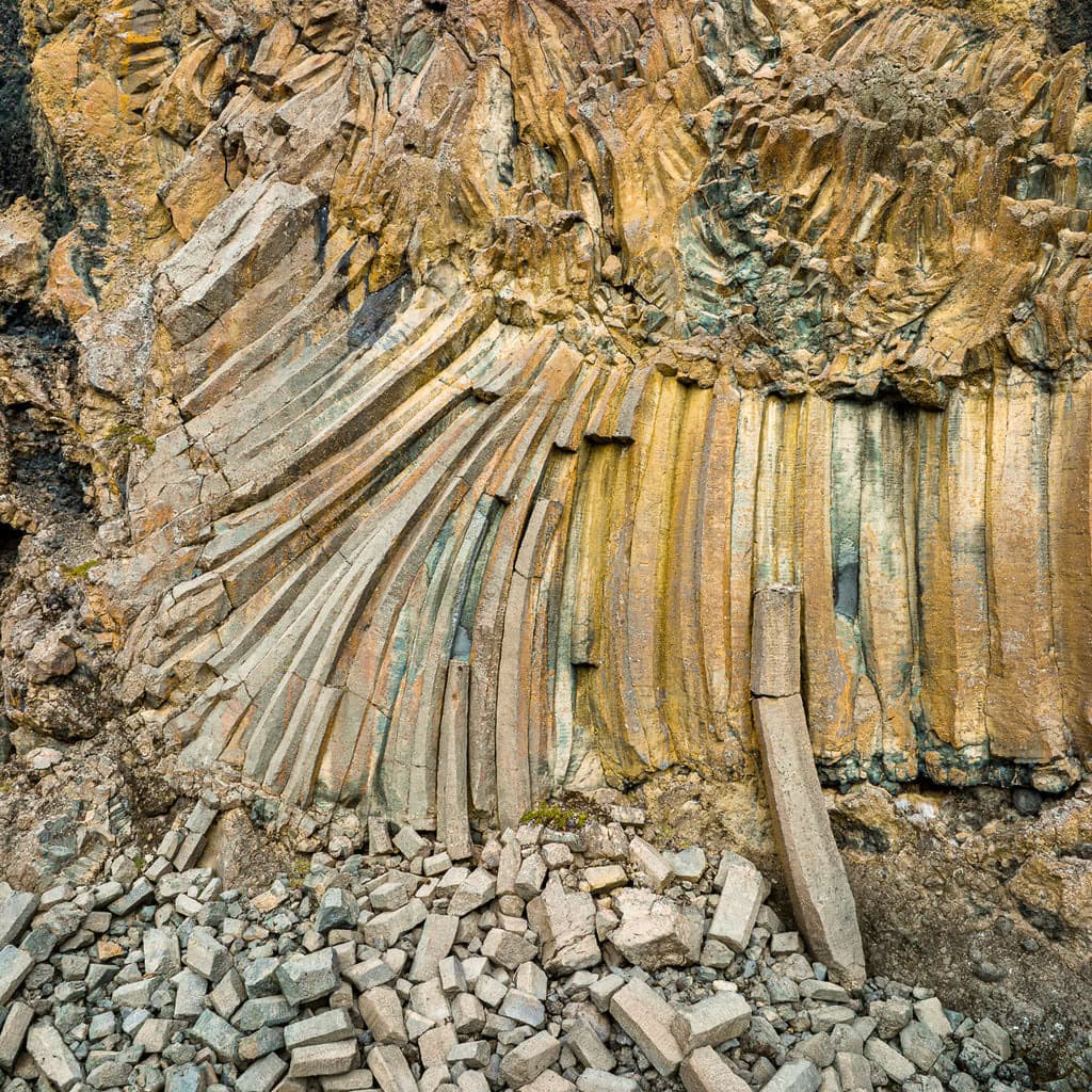 North Iceland extraordinary Basalt Columns