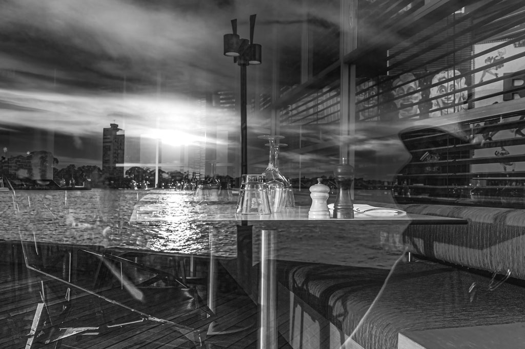 By blending in and shooting through glass, I captured this layered reflection of Sydney Harbor—demonstrating how the environment can become part of the composition, adding depth and intrigue to the scene.