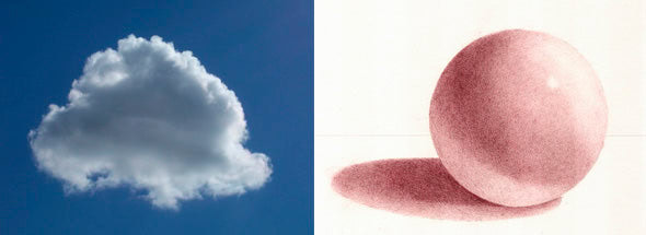The Five Lights of Nature are found in clouds and spheres, and all three-dimensional objects.