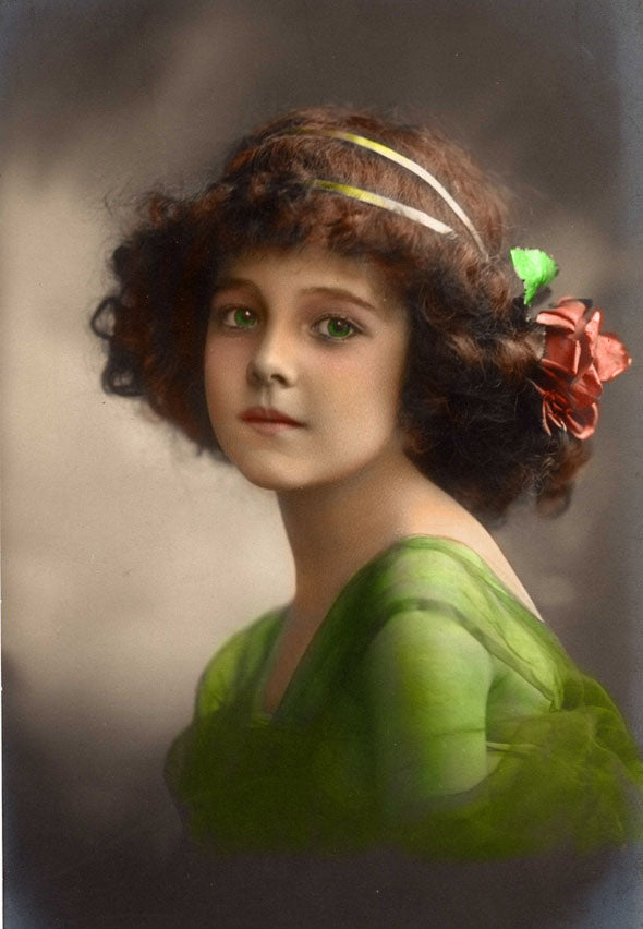 Color is added to the model's back and white areas on the face using the multiply layer.