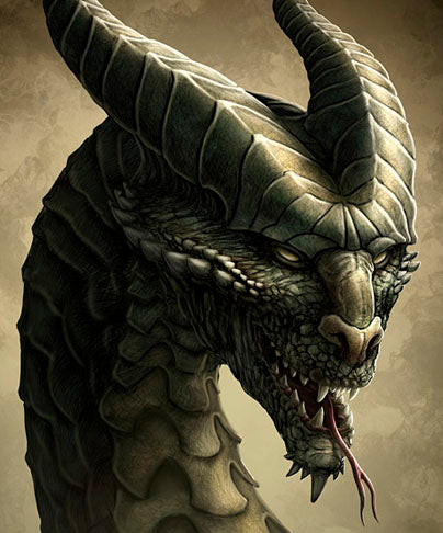 Bronze Dragon (detail) by Keyem Beyit