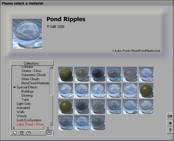Pond Ripples is part of the Water Pack 2, available from Cornucopia.