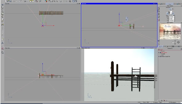 Our scene, after moving the camera in closer.