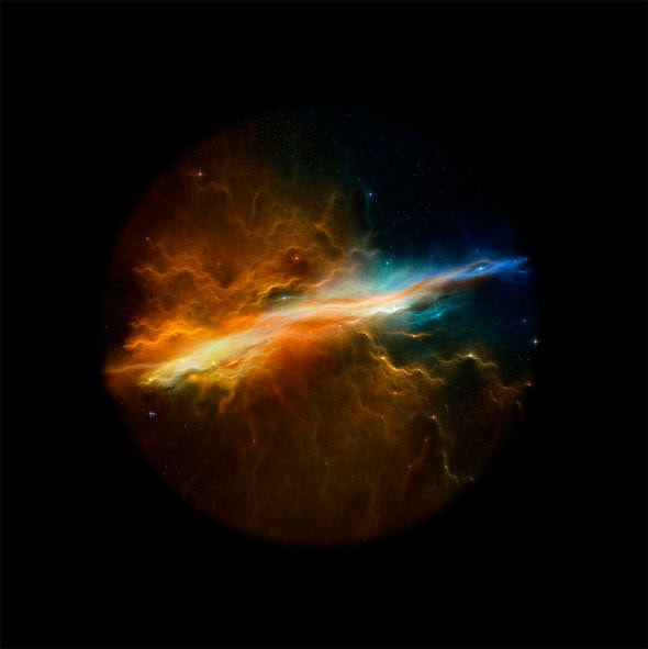 ic:After Step One, you should have a circular nebula on a black background.