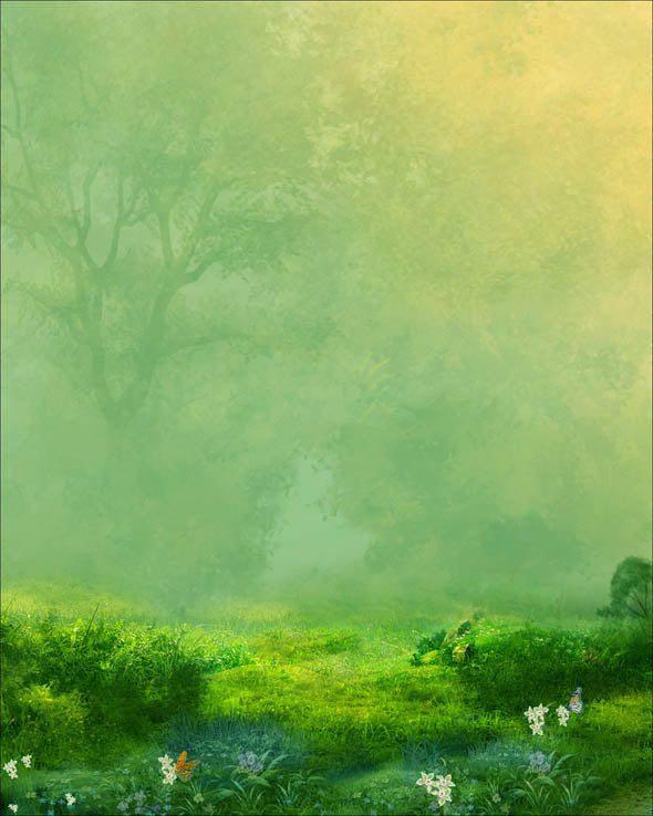 Stock Fantasy Background2, by deviantArt stock contributor anaRasha. This is a terriffic starting point.
