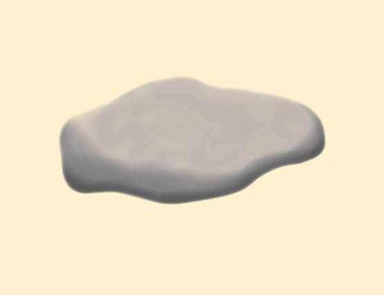 Here's what your stone underpainting should like, before you begin texturing.