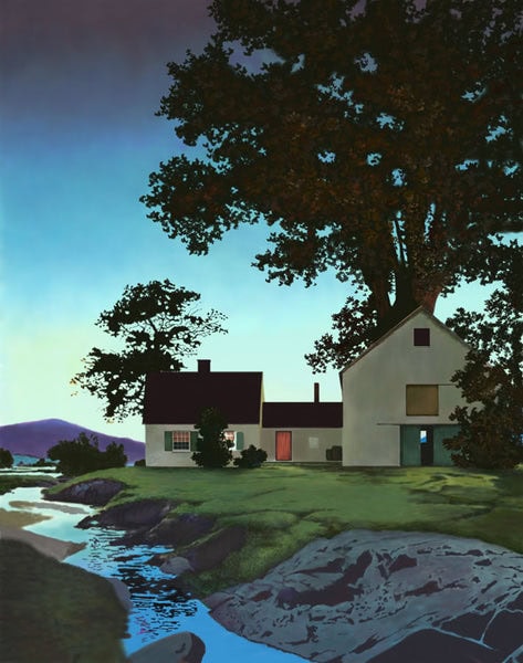 A digitally-painted copy of Maxfield Parrish's Twilight. Doing a copy like this is called a Master Copy. It's a great way to learn.
